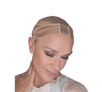 LIT UNICORNS Bandeau de perruque en velours | Silicone et dentelle | Réglable pour perruques lace front (beige)