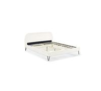 Phoenix - Lit Velours Beige 140 X 190 Cm Beige