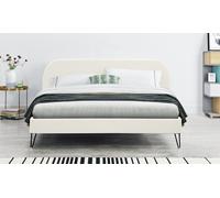 Concept Usine Lit Garbera velours 160 x 200 cm Laiton vert