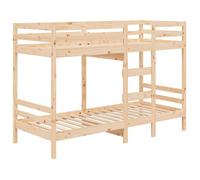 Lit Vert Sommier à lattes - HELLO2026 - Lit superposé - sans matelas - 90x190 cm bois de pin massif FR_6630155