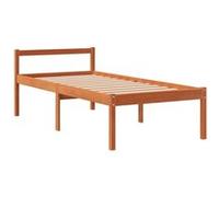 Vidaxl Lit Pour Personne Âgée Sans Matelas 75x190 Cm Bois Pin Massif Marron