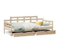 vidaXL Lit de jour avec tiroirs 80x200 cm pin massif
