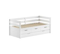 Lit vipack blanc