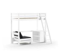 Lit vipack blanc