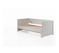 Lit Banquette Extensible 90/180x200 Cm Blanc - Pino Blanc