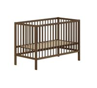 Lit Bébé à Barreaux "Dino" 60x120cm Marron