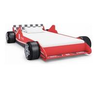 vidaXL Lit Voiture de Course pour Enfants Tout-Petits Garçon Sommier à Lattes Cadre de Lit Chambre à Coucher Lit Maison 245660