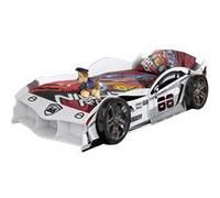 Lit Voiture Max Blanc 90x200 Rouge G