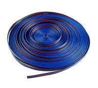 LitaElek 10m 22AWG Câble d'extension RGB LED Strip Extension Cable 4 Broches Corde Rallonge Ruban LED Connector Connecteur Bande LED Câble Connexion Splitter pour SMD 5050 3528 2835 Bandes LED RGB