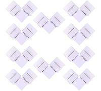 LitaElek 10pcs Connecteur d'angle Bande LED 5 Broches pour RGBW LED Strip de 10mm Large Connecteur en Forme de L Ruban LED RGBW 5050 LED Strip Splitter Connecteur à Angle Droit LED Stripe