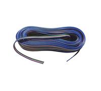 LitaElek 20m 22AWG Câble d'extension RGB LED Strip Extension Cable 4 Broches Corde Rallonge Ruban LED Connector Connecteur Bande LED Câble Connexion Splitter pour SMD 5050 3528 2835 Bandes LED RGB