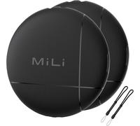 LiTag Bluetooth Object Tracker-Works with the Find App (iOS Only), Replaceable Battery, IP67 Waterproof, for Keys/Wallets/Suitcases/Backpacks, 2-Pack