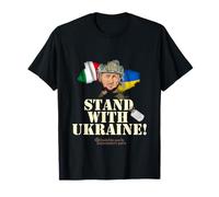 L'Italie Montre sa solidarité avec Le Peuple ukrainien T-Shirt