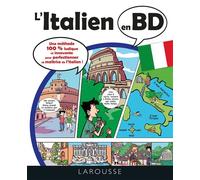 L'Italien en BD Edition bilingue français-italien - Collectif - Larousse - broché - Méthode de langue