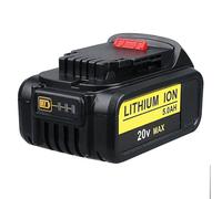Litanki Batterie de rechange 5,0 Ah DCB204 compatible avec DeWalt 20 V Max Tools DCB200, DCB204-2, DCB180, DCB182, DCB200, 1 pièce