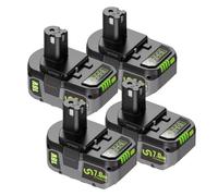 Litanki Batterie de rechange 7 Ah compatible avec les outils sans fil Ryobi 18 V P102, P103 P104, P105, P106, P107, P108, P109, P122