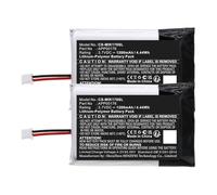 Litanki Lot de 2 batteries de rechange 1200 mAh compatibles avec Minn Kota iPilot Link Remote BT, APP00176, APP176180321450