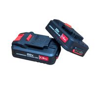 Litanki Lot de 2 batteries de rechange 1701C-B compatibles avec Bauer, 64817, outil électrique sans fil 20 V, 1,5 Ah