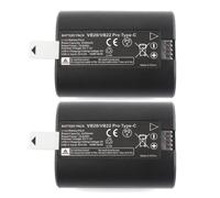 Litanki VB22 Batterie compatible avec Godox V350 et V480 Series Speedlite, port de charge de type C, comprend un câble USB de type C, 7,2 V, 2200 mAh