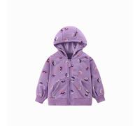 LitBud Sweat à Capuche Zippé pour Filles, Veste à Capuche à Manches Longues Sweat-Shirt pour Enfants Vêtement Blouson Manteau Hoodie Pull Automne Âge 2-3 Ans Cadeau de Noël