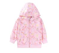 LitBud Sweat à Capuche Zippé pour Filles, Veste à Capuche à Manches Longues Sweat-Shirt pour Enfants Vêtement Blouson Manteau Hoodie Pull Automne Âge 2-3 Ans Cadeau de Noël