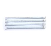 Litcessory Accessoires pour Philips Hue Gradient Lightstrip (Blanc, 150mm - Lot de 4)