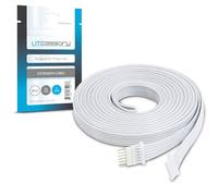 Litcessory Câble d'extension pour Philips Hue Lightstrip Plus (3m, Lot de 1, Blanc - MICRO 6-BROCHES V4 / Solo Lightstrip)