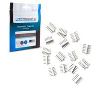 Litcessory Connecteur 6 Broches à 6 Broches pour Philips Hue Lightstrip Plus (Lot de 15, Blanc - STANDARD 6-BROCHES V3 / WiZ Lightstrip)