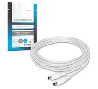 Litcessory Puissance à Contrôleur Câble d'extension pour Philips Hue Lightstrip Plus/Gradient/Solo/OmniGlow Bande Lumineuse (3m, Lot de 1, Blanc)