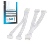 Litcessory Séparateur pour Philips Hue Lightstrip Plus (Lot de 2, Blanc - MICRO 6-BROCHES V4 / Solo Lightstrip)