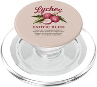 Litchi rétro Exotique Fruit Tropical Vintage botanique Agriculteur PopSockets PopGrip pour MagSafe