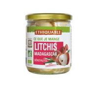 Litchis dénoyautés au sirop léger bio et équitable