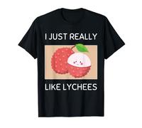 Litchis mignons Kawaii I Just Really Like Lychees Love T-Shirt