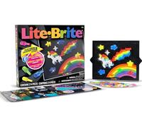Lite Brite Basic Fun 2215 Ultimate Classic, Planche à Dessin Lumineuse, Planche à Dessin LED avec Couleurs, Jouets Lumineux, Planche à Dessin avec Effet néon Glow Art, à partir de 3 Ans