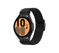 Lite Fit - Bracelet pour montre intelligente - 20mm - noir - pour Samsung Galaxy Watch, Watch 3, Watch Active, Watch Active 2, Watch4, Watch5, Watch6