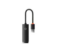 lite series ethernet adapter usb-a to rj45 lan port (100mbps) noir