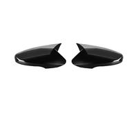 Litemai Couvercle Miroir Coque De Rétroviseur en Fibre De Carbone pour Hyundai pour Elantra 2012 2013 2014 2015 2016 2017 2018 Coques Rétroviseur(Bright Black)