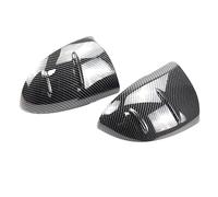 Litemai Couvercle Miroir pour Classe E W214 S214 X214 EQE V295 pour AMG 43 53 Noir Motif Fibre De Carbone Rétroviseurs Capuchons Accessoire Extérieur du Véhicule Coques Rétroviseur(Carbon Fiber Look)
