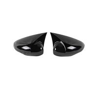 Litemai Couvercle Miroir pour Fiesta MK7 2008 2009 2010 2011 2012 2013 2014 2015 2016 2017 Couvercle De Rétroviseur Gauche Droit Noir Brillant Coques Rétroviseur(Bright Black)
