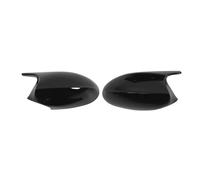 Litemai Couvercle Miroir pour Série 1 3 E90 E91 E92 E93 E87 E81 E82 Couvercle De Rétroviseur ABS De Remplacement 51167205292 51167135098 Coques Rétroviseur(Black)