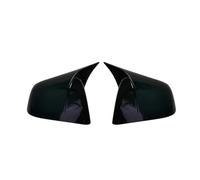 Litemai Couvercle Miroir pour Tesla pour Model Y 2019-2023 ABS Klaxon Couvercle Rétroviseur Voiture Porte Côté Rétroviseur Couvercle Auto Accessoires Extérieurs Coques Rétroviseur(Bright Black)