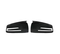 Litemai Couvercle Miroir pour W204 E W212 W176 W246 pour CLS C218 pour GLA X156 Coques De Rétroviseurs en Fibre De Carbone Noir Brillant ABS Coques Rétroviseur(Bright Black)