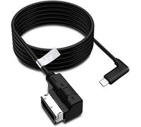 LITEMATIRA MDC Type C Adaptateur AUX, 2 en 1 Car Music Audio Interface Compatible avec Mercedes Benz pour 17 Pro Max Air 16 16 Pro Max 15 15 Plus 15 Pro Max Android Galaxy Note Google