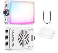 Litemons C30R Rgb Led Panneau Lumineux Pour Caméra 30 W Cct 1800 K-10000 K Cri 96+ Tlci 97+ Prise En Charge Nfc App Contrôle[Z3619]