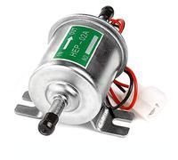 Litensh 12V Pompe à essence électrique universelle Gaz sous pression Diesel en ligne basse pression Module de pompe en métal Fil de fixation de boulon en ligne pour essence et diesel HEP-02A (argent)