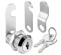 Litensh 16mm Verrou de boîte aux lettres de avec clé identique serrure à came serrure de tiroir d'armoire serrures de porte serrures de placard verrous de casier verrou de meubles