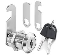 Litensh 20mm Serrure boite aux lettres, serrures à levier, serrure de portes d'armoire de casier, verrous porte de placard avec clés, serrure à came casier verrou pour tiroir armoire meuble