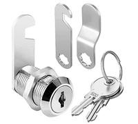 Litensh 25mm Verrou de boîte aux lettres de avec clé identique serrure à came serrure de tiroir d'armoire serrures de porte serrures de placard verrous de casier verrou de meubles