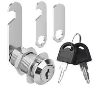 Litensh 30mm Serrure boite aux lettres, serrures à levier, serrure de portes d'armoire de casier, verrous porte de placard avec clés, serrure à came casier verrou pour tiroir armoire meuble