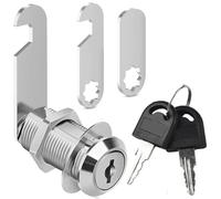 Litensh 35mm Serrure boite aux lettres, serrures à levier, serrure de portes d'armoire de casier, verrous porte de placard avec clés, serrure à came casier verrou pour tiroir armoire meuble